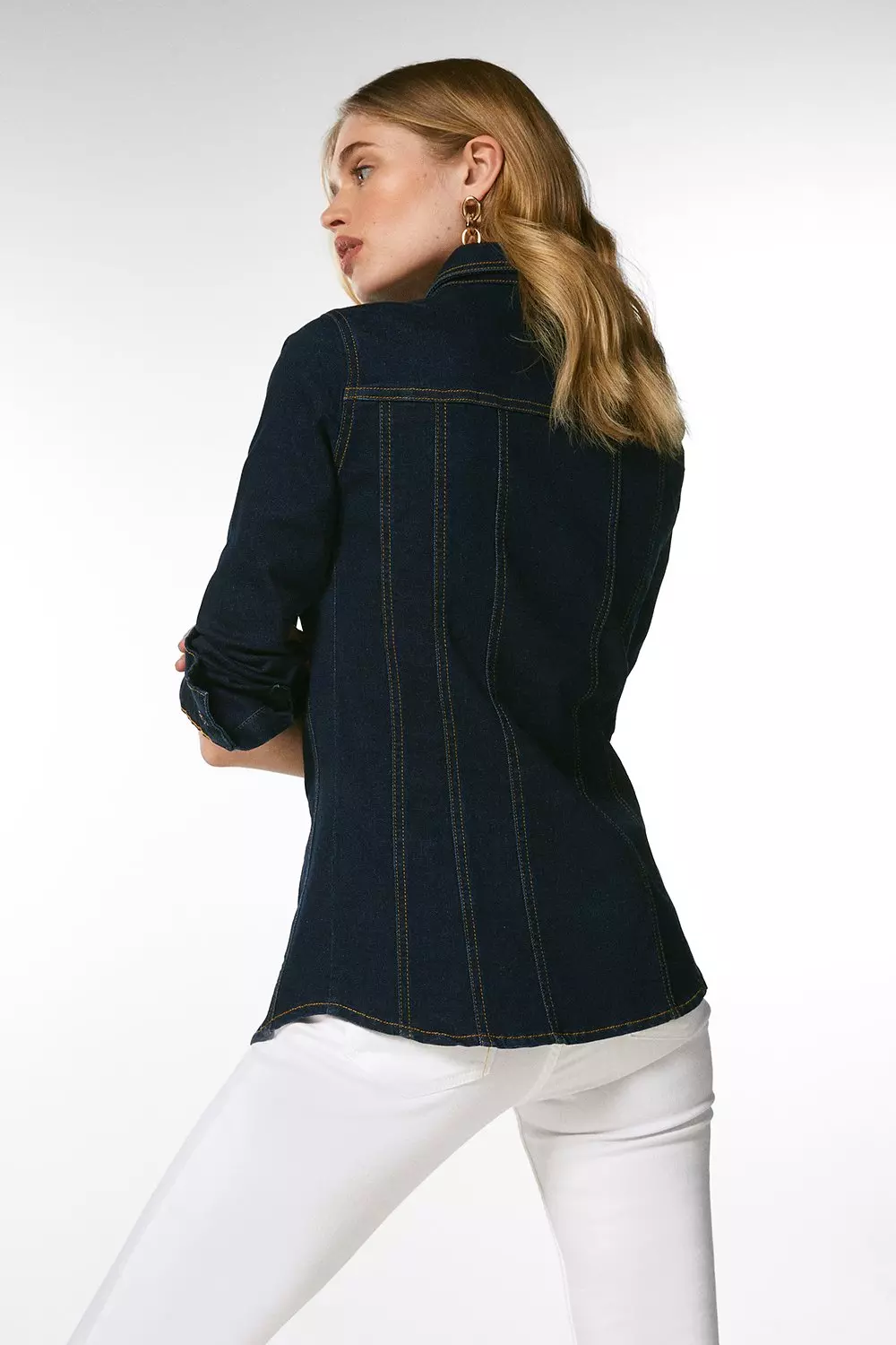 ジャケット・アウター DENIM CORSET COMBINE JACKET DENIM CORSET COMBINE JACKET